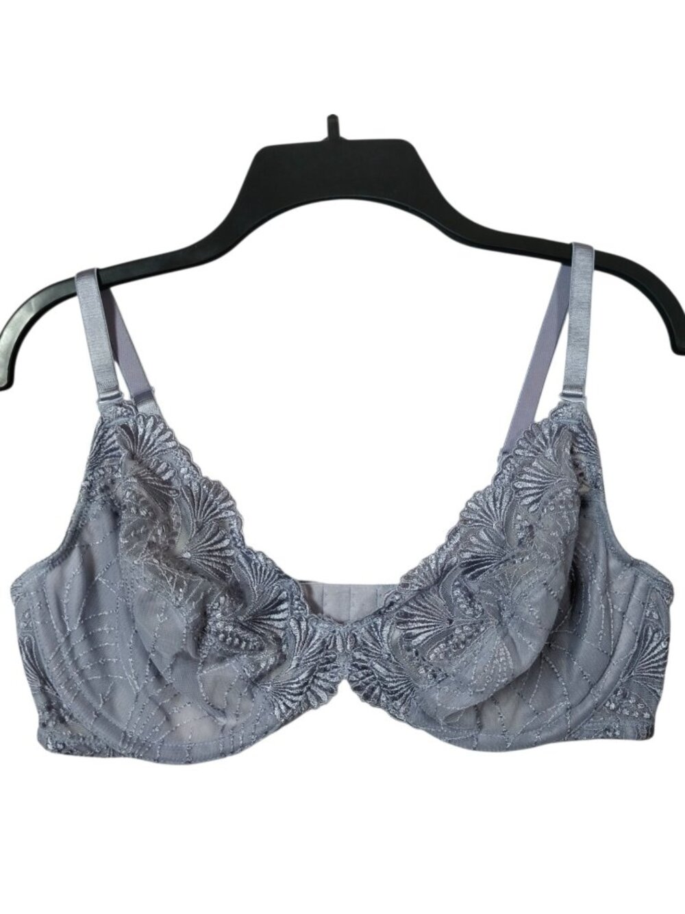 36D Bali Bra Sheer Lace Desires Multiway Plunge T-Shirt Underwire 3687